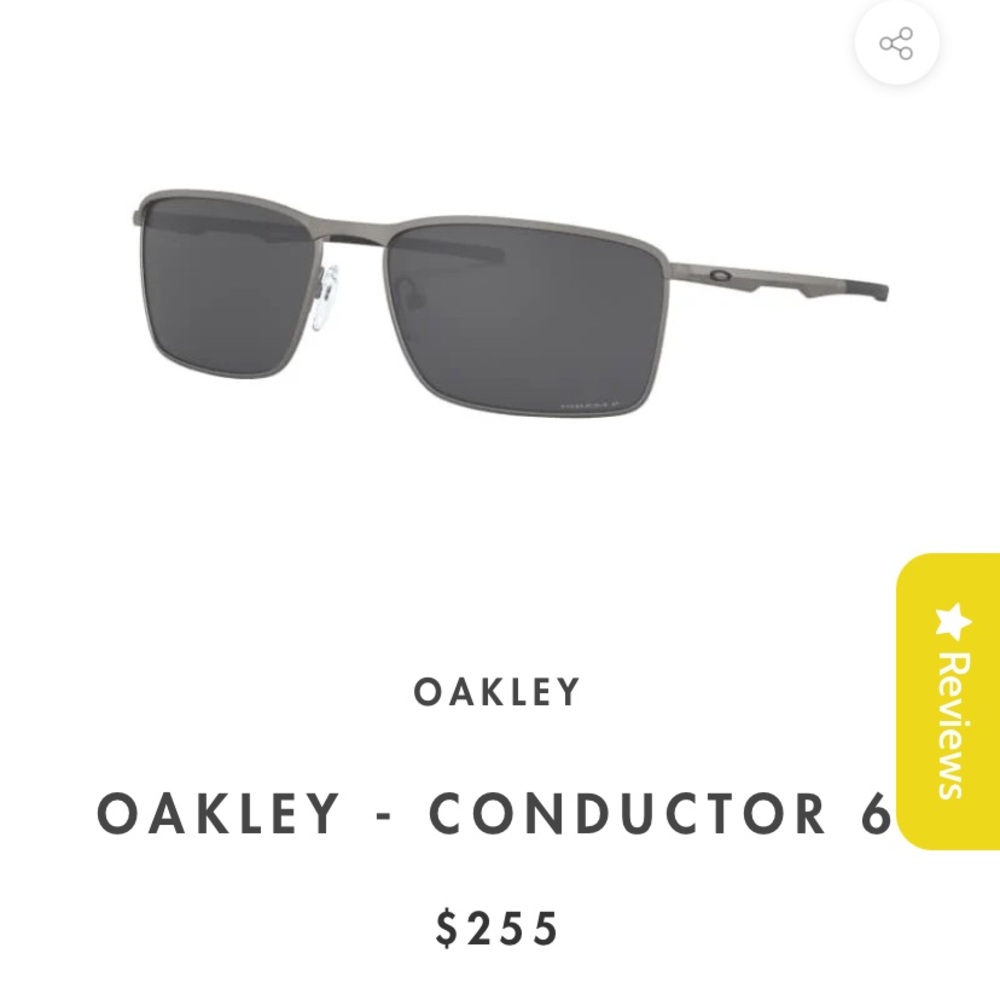 Oakley Conductor 6 Black Iridium Polarized